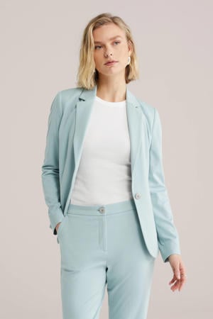 jersey getailleerde blazer