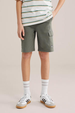 sweatshort donkergroen