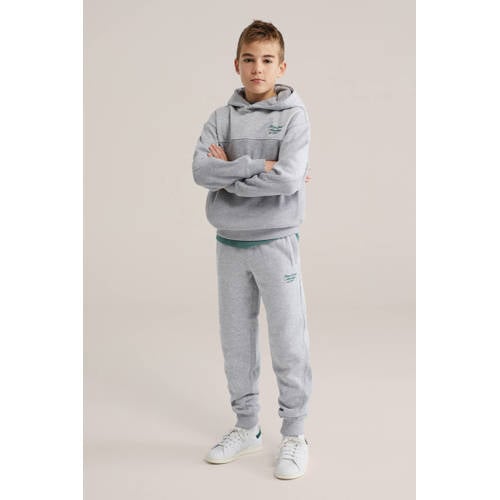 WE Fashion hoodie grijs melange afbeelding