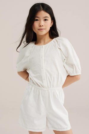 Straight playsuit wit
