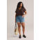 WE Fashion Blue Ridge denim slim regular waist short medium blue denim