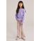 WE Fashion blousetop paars