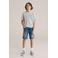 WE Fashion Blue Ridge denim short medium blue denim