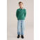 WE Fashion trui fijn gebreid groen