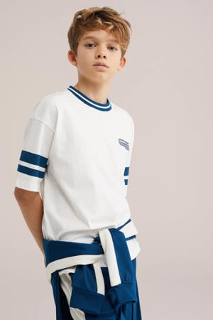 T-shirt met backprint wit