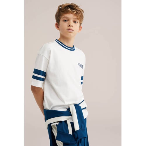 Bad Boys T-shirt met backprint wit afbeelding