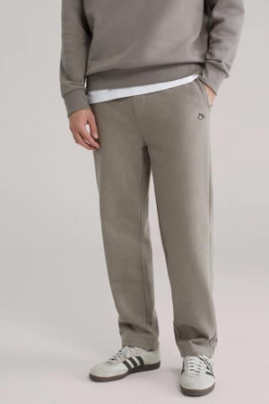 straight joggingbroek grijs