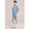 WE Fashion sweatshort lichtblauw