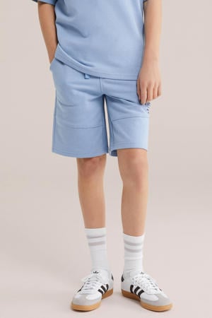 sweatshort lichtblauw