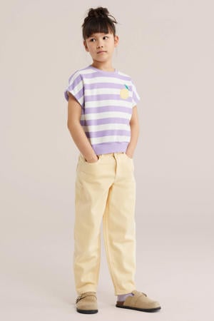 gestreepte sweater lila
