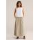 WE Fashion maxi rok grijsbruin