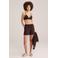 WE Fashion voorgevormde bikinitop met textuur donkerbruin