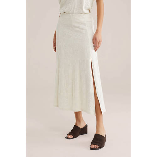 WE Fashion A-lijn rok ecru afbeelding