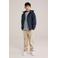 WE Fashion gewatteerde jas donkerblauw