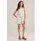 WE Fashion straight playsuit beige