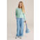 WE Fashion gebreide trui mintgroen
