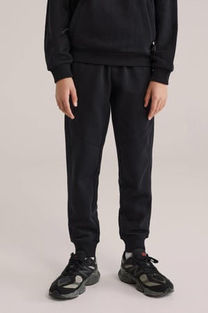 slim casual broek zwart
