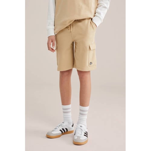 WE Fashion sweatshort zand afbeelding