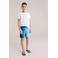 WE Fashion zwemshort donkerblauw/lichtblauw