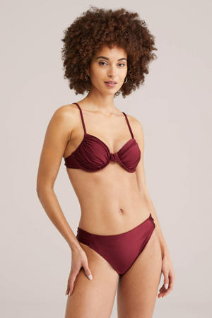 bikinibroekje donkerrood