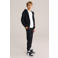 WE Fashion regular cargobroek zwart