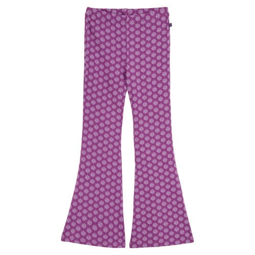 WE Fashion flared legging lila afbeelding