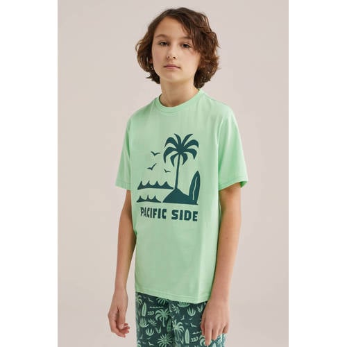 WE Fashion shortama groen – Groen/donkergroen