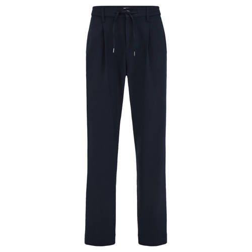 WE Fashion regular chino donkerblauw afbeelding