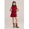 WE Fashion Straight playsuit rood