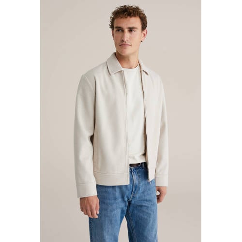 WE Fashion sweatvest zand afbeelding