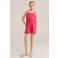 WE Fashion playsuit roze met stippen