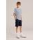 WE Fashion sweatshort donkerblauw