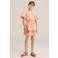 WE Fashion zomerjurk zalm