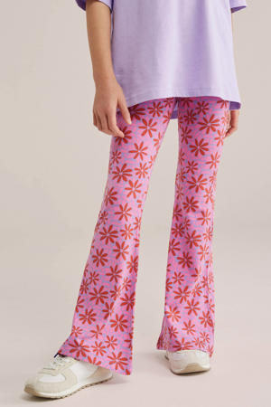 flared legging roze