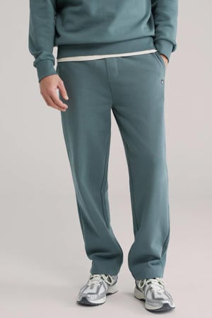 straight joggingbroek groen
