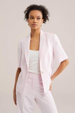 regular blazer lichtroze