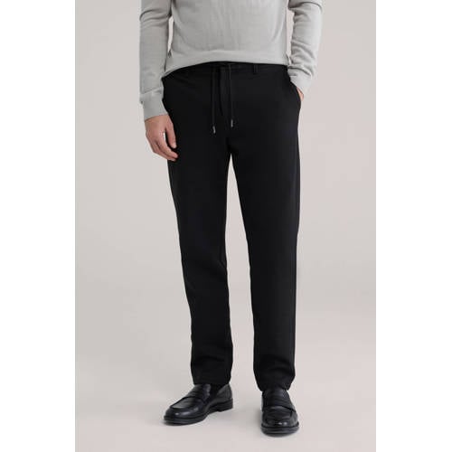 WE Fashion regular chino zwart afbeelding
