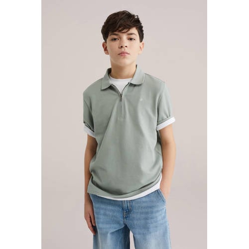 WE Fashion T-shirt lichtgroen afbeelding