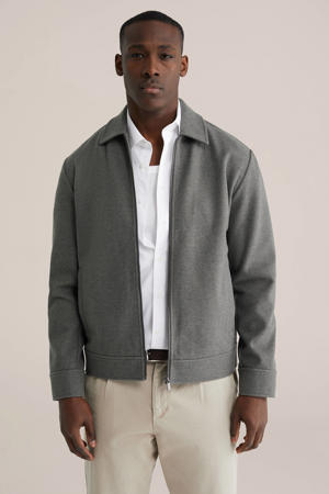 sweatvest grijsgroen
