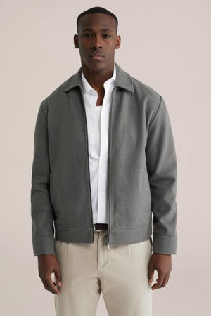 sweatvest grijsgroen