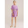 WE Fashion T-shirtjurk paars