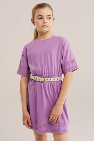 T-shirtjurk paars