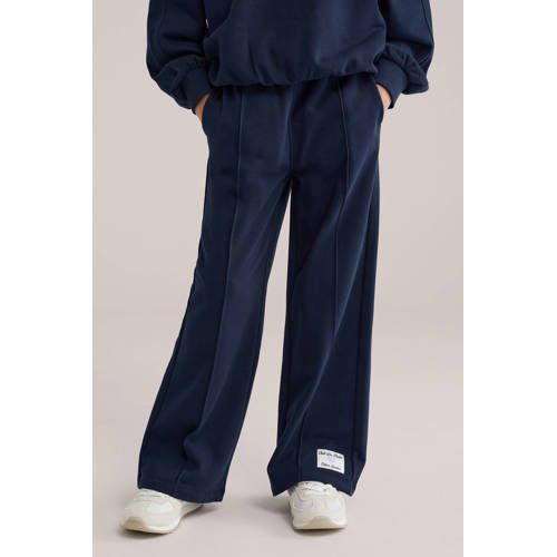 WE Fashion casual broek donkerblauw afbeelding