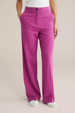 jersey high waist pantalon