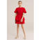 WE Fashion zomerjurk rood