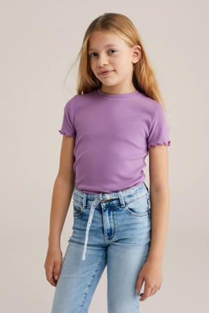 T-shirt rib gebreid