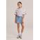 WE Fashion Blue Ridge denim skort light blue denim