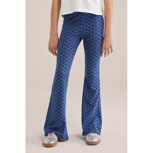 WE Fashion flared legging blauw afbeelding