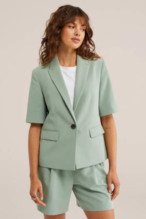 regular blazer groen