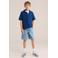 WE Fashion overshirt donkerblauw